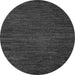 Round Abstract Gray Modern Rug, abs5479gry