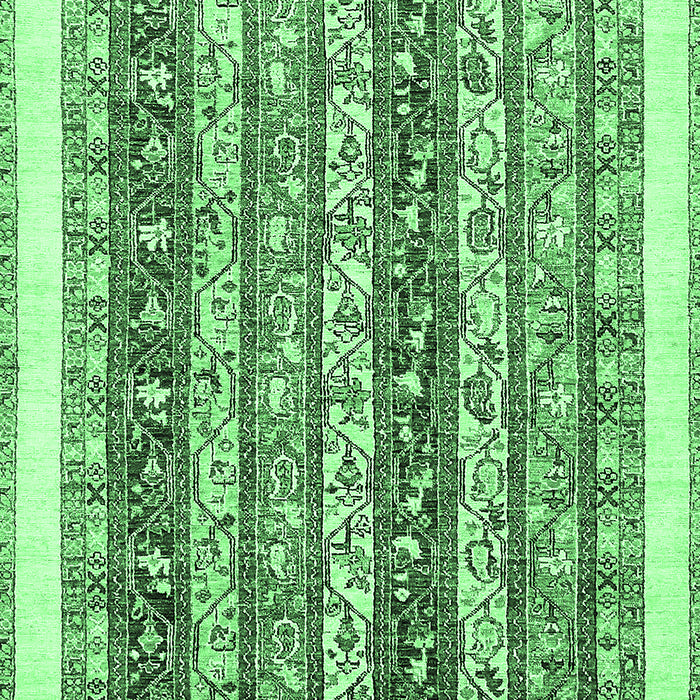 Machine Washable Abstract Emerald Green Modern Area Rugs, wshabs547emgrn