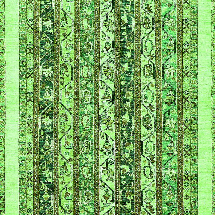 Abstract Green Modern Rug, abs547grn