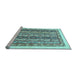 Sideview of Machine Washable Abstract Light Blue Modern Rug, wshabs547lblu