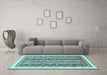 Machine Washable Abstract Light Blue Modern Rug in a Living Room, wshabs547lblu