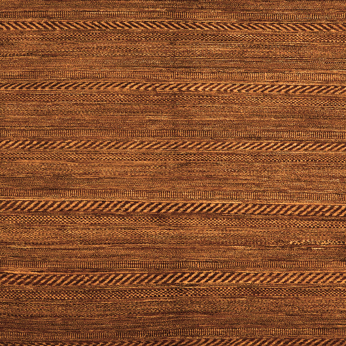 Square Machine Washable Abstract Orange Modern Area Rugs, wshabs5480org