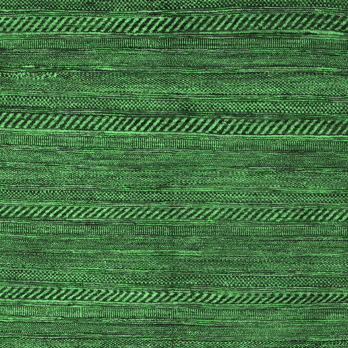 Machine Washable Abstract Emerald Green Modern Area Rugs, wshabs5480emgrn
