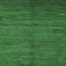 Square Abstract Emerald Green Modern Rug, abs5480emgrn