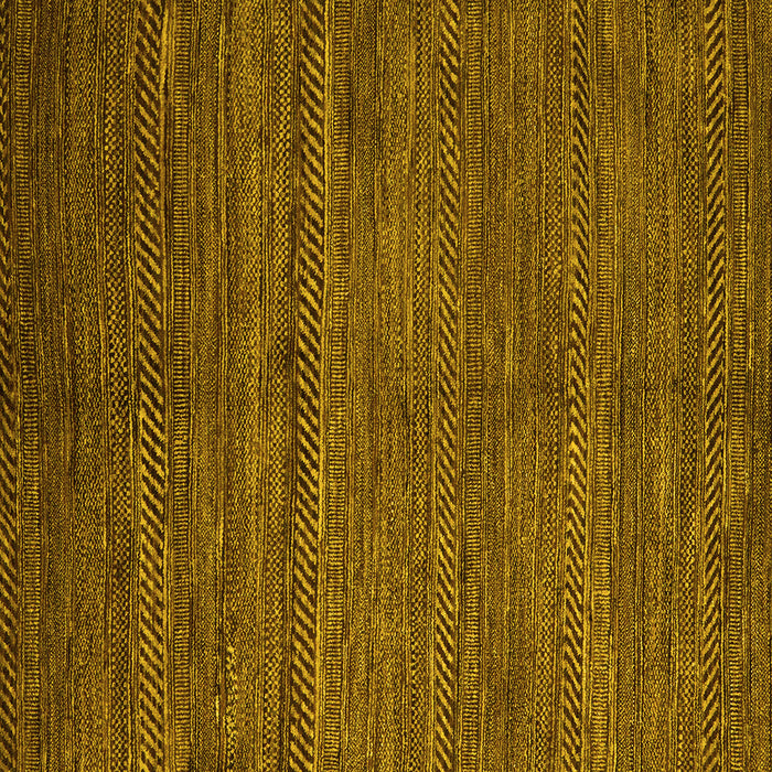 Square Abstract Yellow Modern Rug, abs5480yw