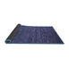 Sideview of Abstract Blue Modern Rug, abs5480blu