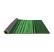 Sideview of Abstract Emerald Green Modern Rug, abs5481emgrn