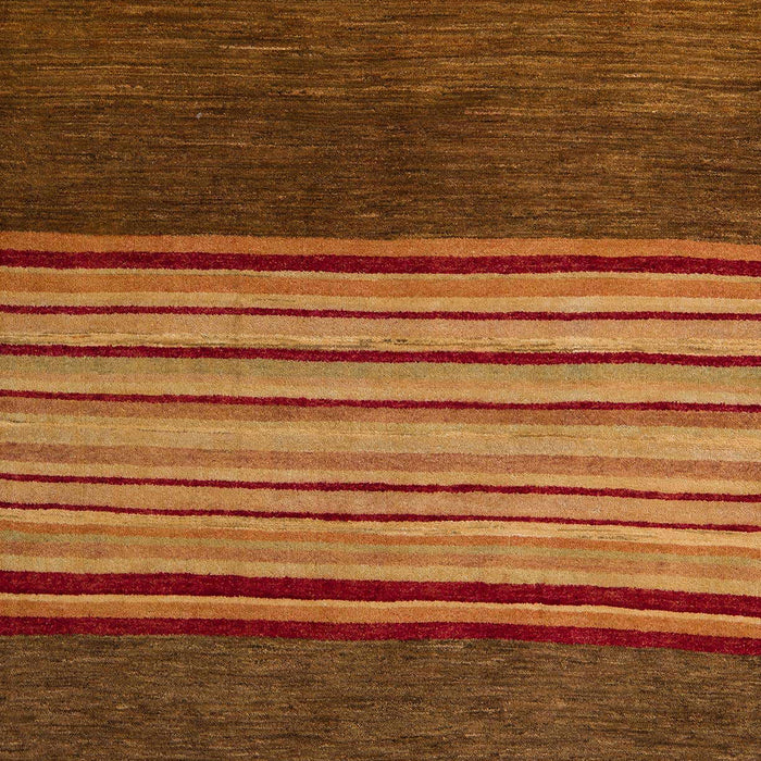 Machine Washable Abstract Sedona Brown Rug, wshabs5481