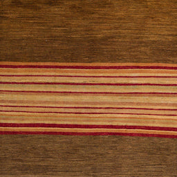 Square Abstract Sedona Brown Modern Rug, abs5481
