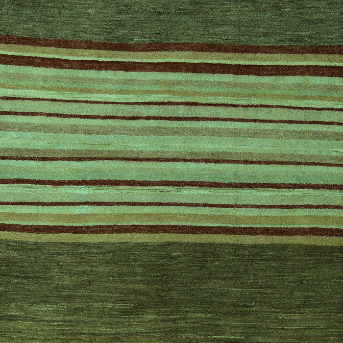 Machine Washable Abstract Turquoise Modern Area Rugs, wshabs5481turq