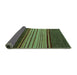 Sideview of Abstract Turquoise Modern Rug, abs5481turq