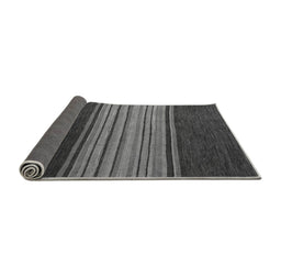 Sideview of Abstract Gray Modern Rug, abs5481gry