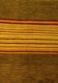 Abstract Yellow Modern Rug, abs5481yw