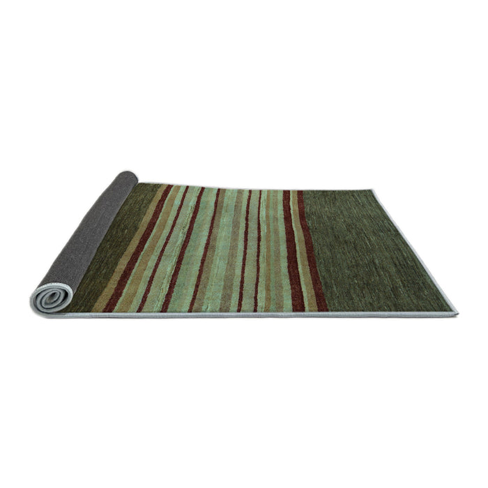 Sideview of Abstract Light Blue Modern Rug, abs5481lblu