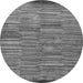 Round Abstract Gray Modern Rug, abs5482gry