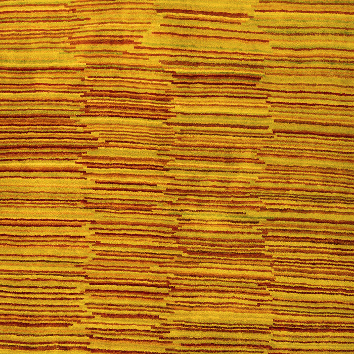 Abstract Yellow Modern Rug, abs5482yw