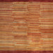 Square Abstract Orange Modern Rug, abs5482