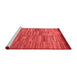 Modern Red Washable Rugs