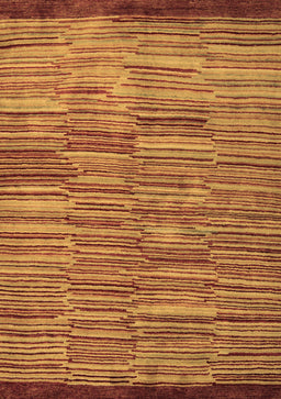 Abstract Brown Modern Rug, abs5482brn