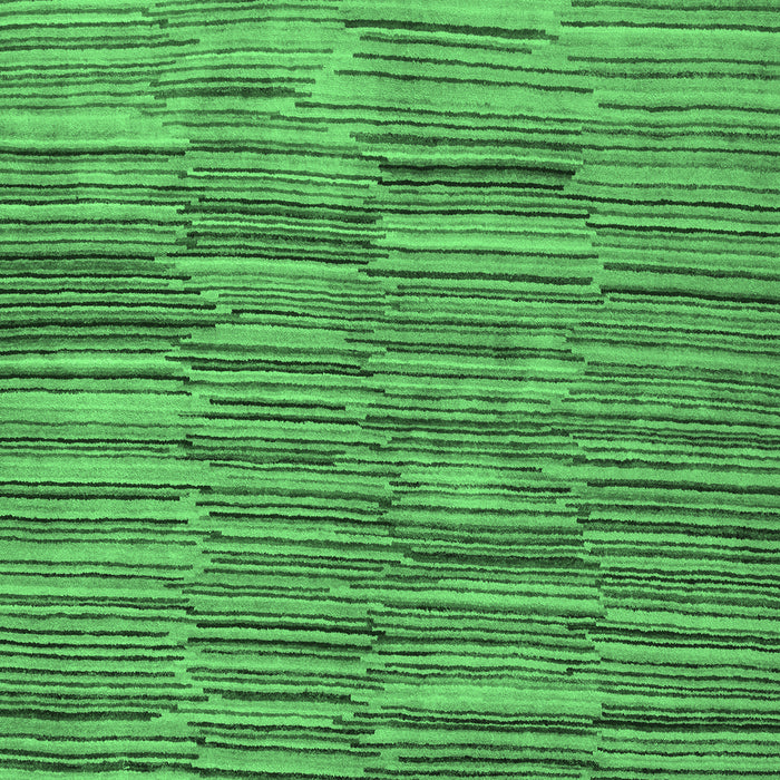 Machine Washable Abstract Emerald Green Modern Area Rugs, wshabs5482emgrn