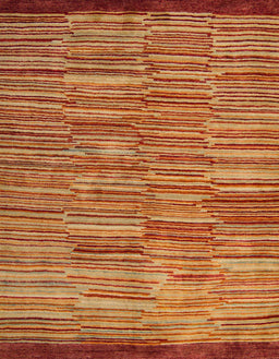 Abstract Orange Modern Rug, abs5482
