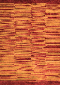 Abstract Orange Modern Rug, abs5482org