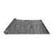 Sideview of Abstract Gray Modern Rug, abs5482gry