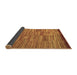 Sideview of Abstract Brown Modern Rug, abs5482brn