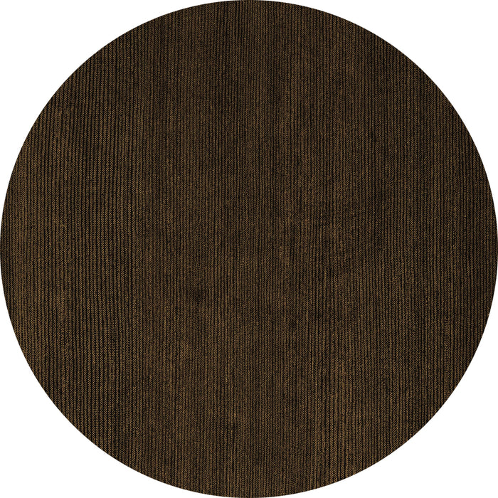 Round Abstract Brown Modern Rug, abs5483brn
