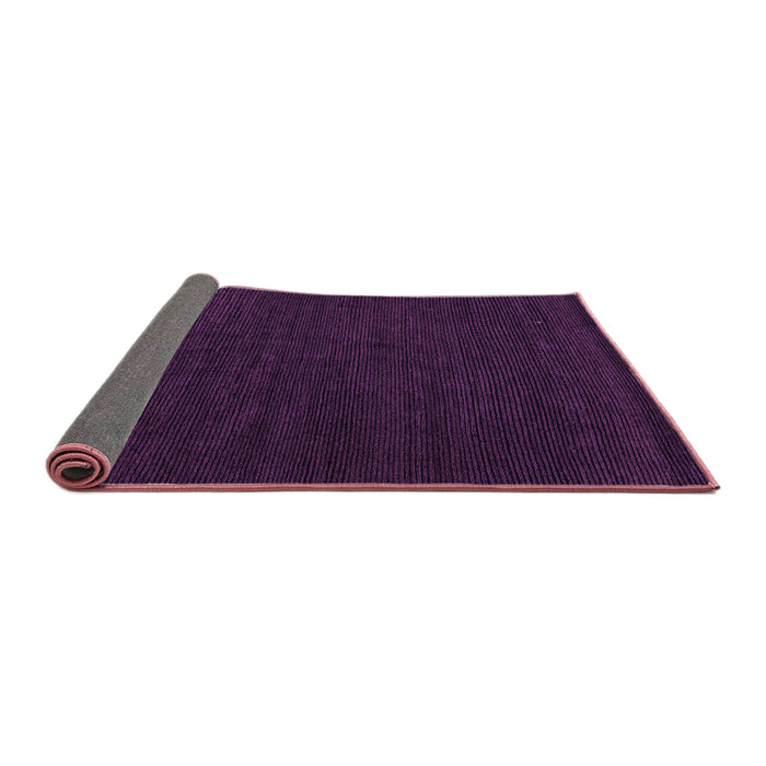 Sideview of Abstract Purple Modern Rug, abs5483pur