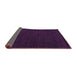 Sideview of Abstract Purple Modern Rug, abs5483pur