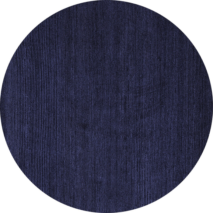 Round Machine Washable Abstract Blue Modern Rug, wshabs5483blu