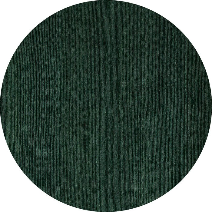 Round Machine Washable Abstract Turquoise Modern Area Rugs, wshabs5483turq