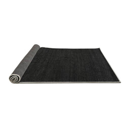 Sideview of Abstract Gray Modern Rug, abs5483gry