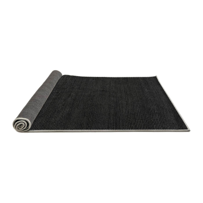 Sideview of Abstract Gray Modern Rug, abs5483gry