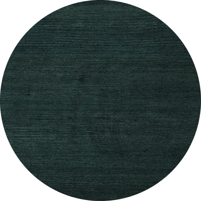Round Abstract Light Blue Modern Rug, abs5483lblu