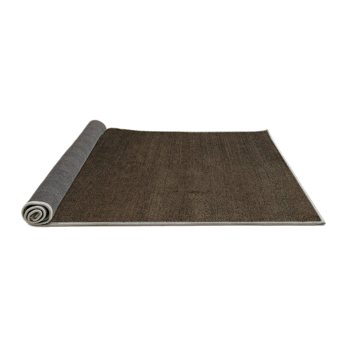Sideview of Abstract Black Brown Modern Rug, abs5484