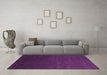 Machine Washable Abstract Purple Modern Area Rugs in a Living Room, wshabs5484pur