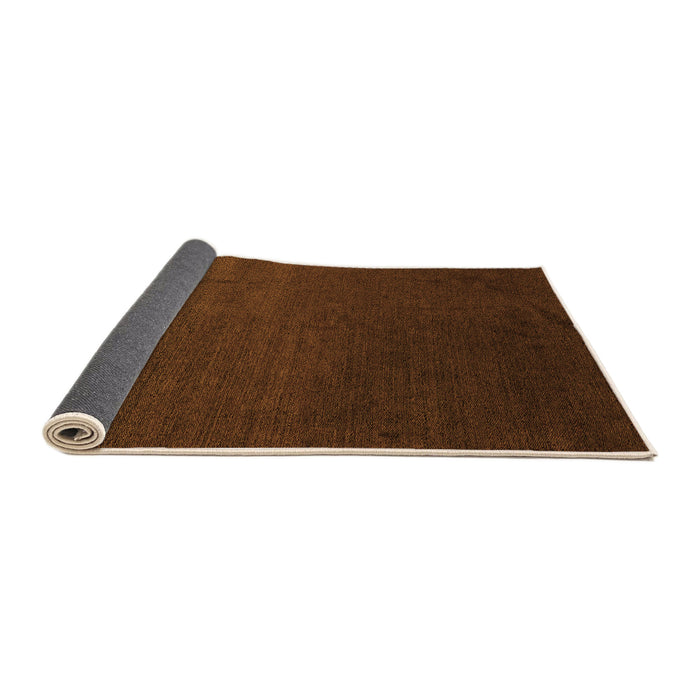 Sideview of Abstract Orange Modern Rug, abs5484org