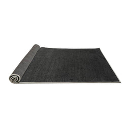 Sideview of Abstract Gray Modern Rug, abs5484gry