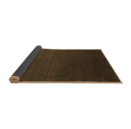 Sideview of Abstract Brown Modern Rug, abs5484brn