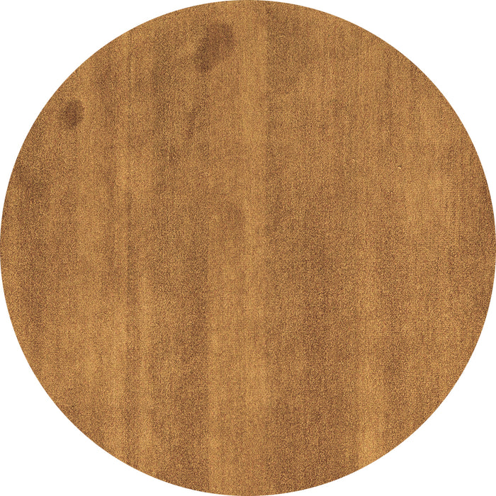 Round Abstract Brown Modern Rug, abs5485brn