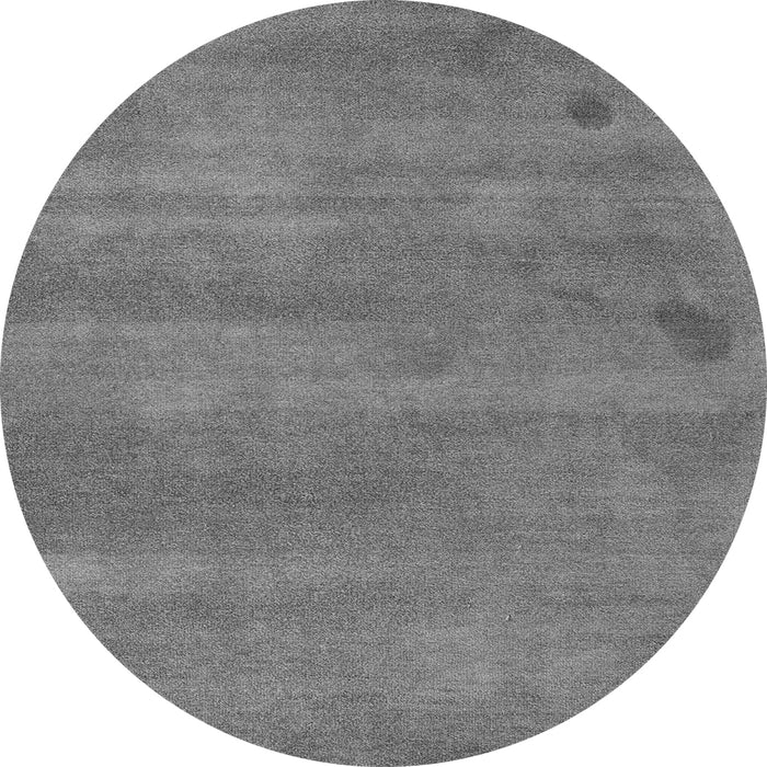 Round Machine Washable Abstract Gray Modern Rug, wshabs5485gry