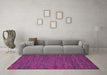 Machine Washable Abstract Purple Modern Area Rugs in a Living Room, wshabs5486pur