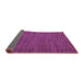 Sideview of Abstract Purple Modern Rug, abs5486pur