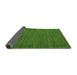 Sideview of Abstract Green Modern Rug, abs5486grn