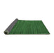 Sideview of Abstract Emerald Green Modern Rug, abs5486emgrn