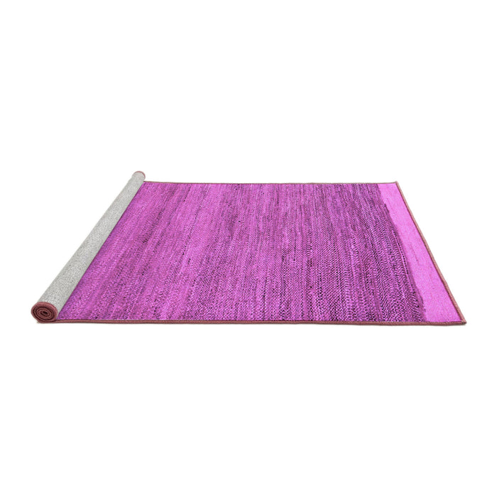 Sideview of Machine Washable Abstract Purple Modern Area Rugs, wshabs5487pur