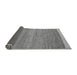 Sideview of Abstract Gray Modern Rug, abs5487gry