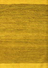 Abstract Yellow Modern Rug, abs5487yw